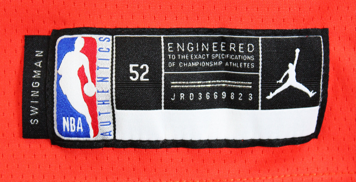 Thunder Shai Gilgeous-Alexander Signed Orange Nike Swingman Jersey BAS #BV70417