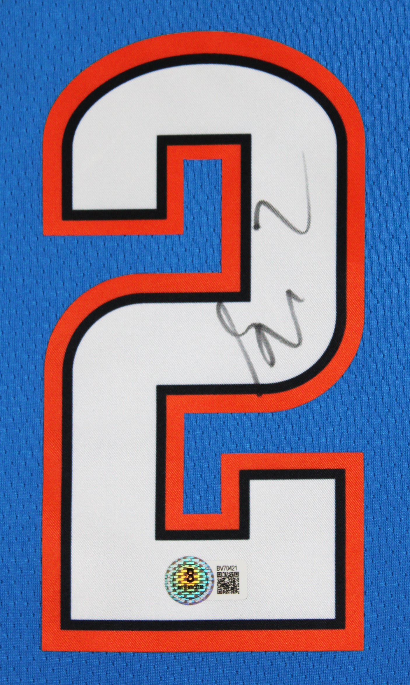 Thunder Shai Gilgeous-Alexander Signed Blue Nike Swingman Jersey BAS #BV70421