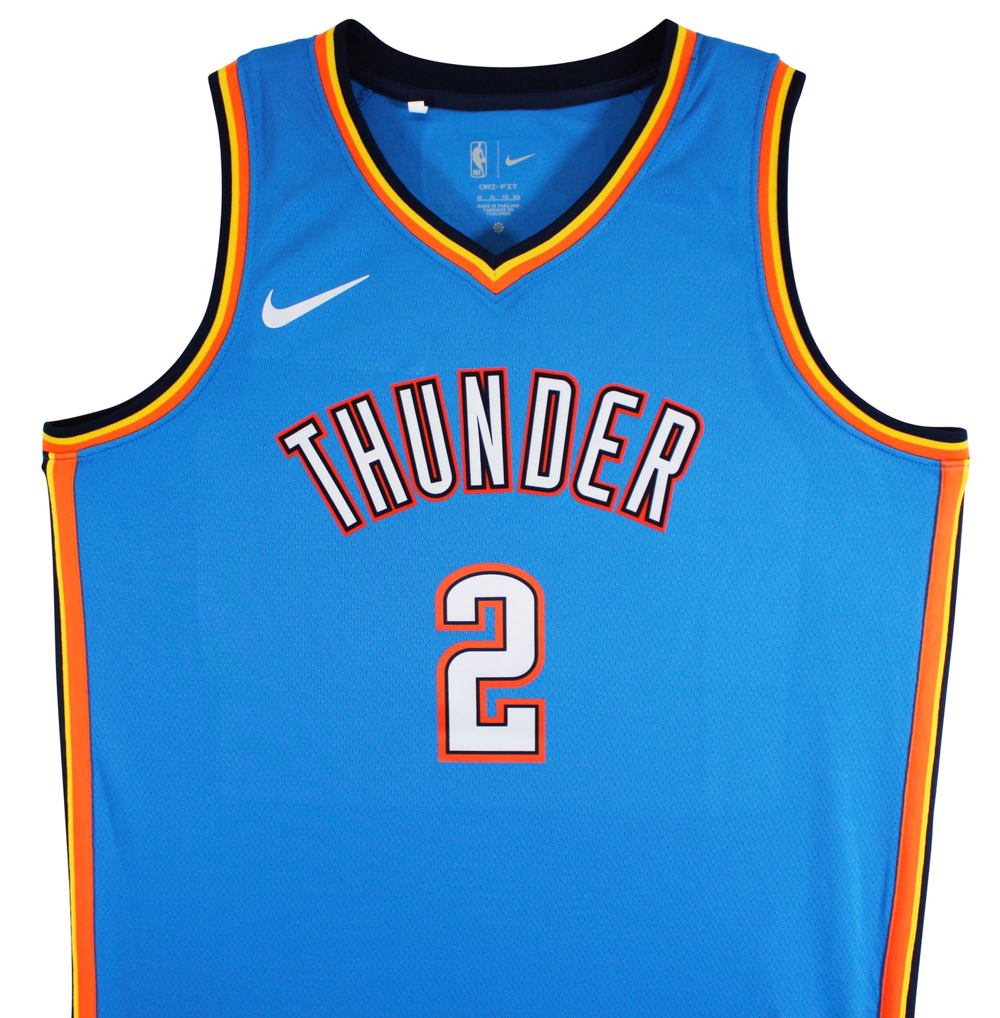Thunder Shai Gilgeous-Alexander Signed Blue Nike Swingman Jersey BAS #BV70421