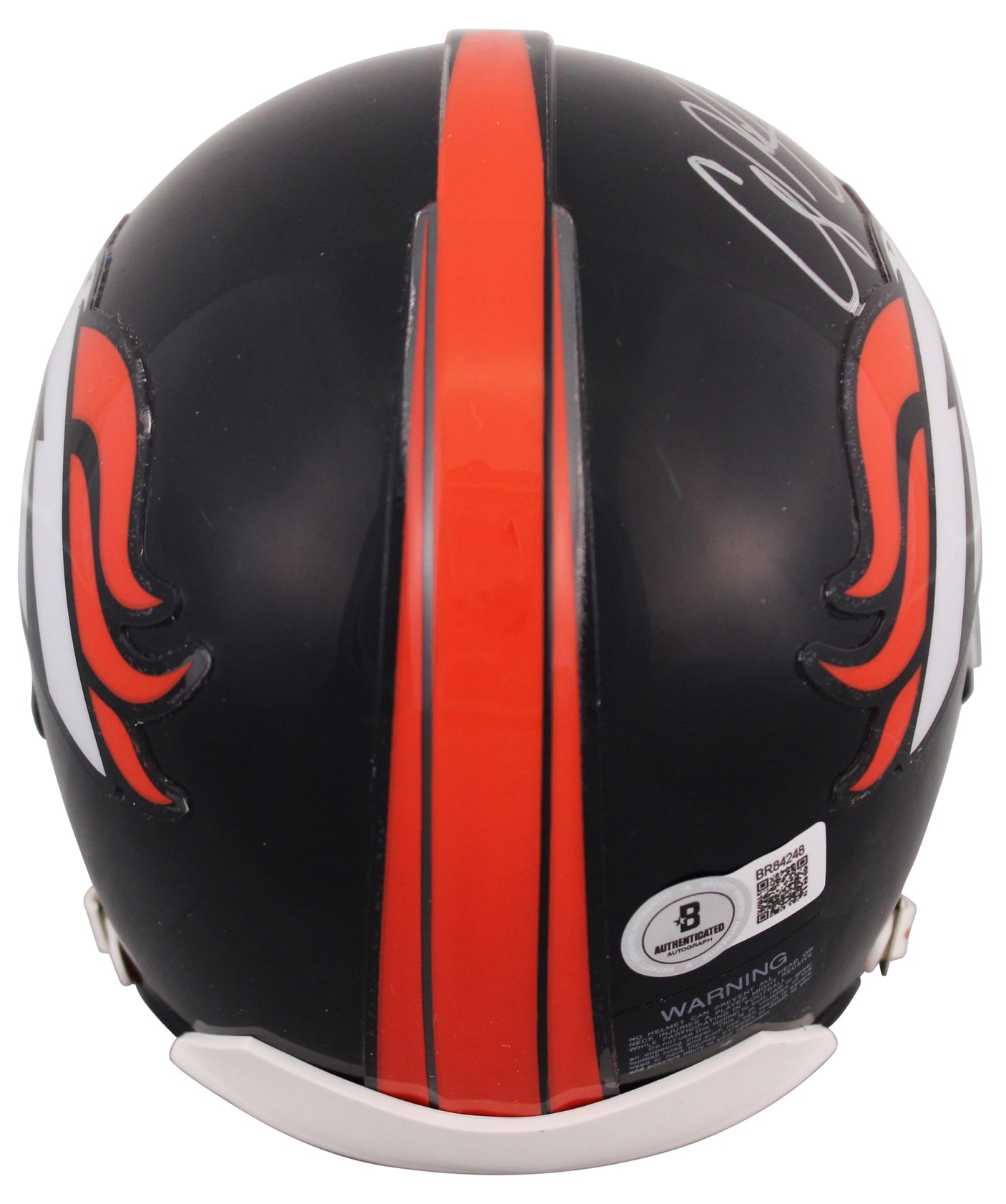 Broncos Champ Bailey Authentic Signed VSR4 Mini Helmet Autographed BAS #BR84248