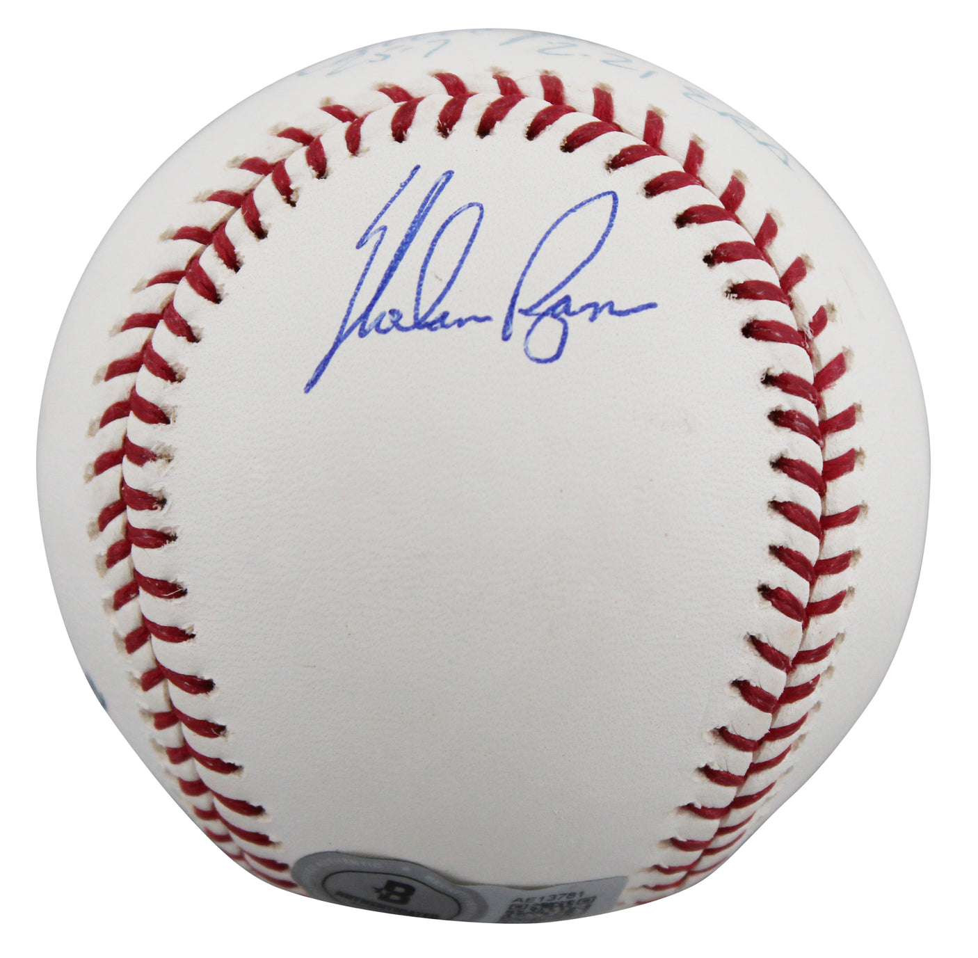 Mets Tom Seaver, Nolan Ryan & Jerry Koosman Signed Sellig Baseball BAS #AE13781