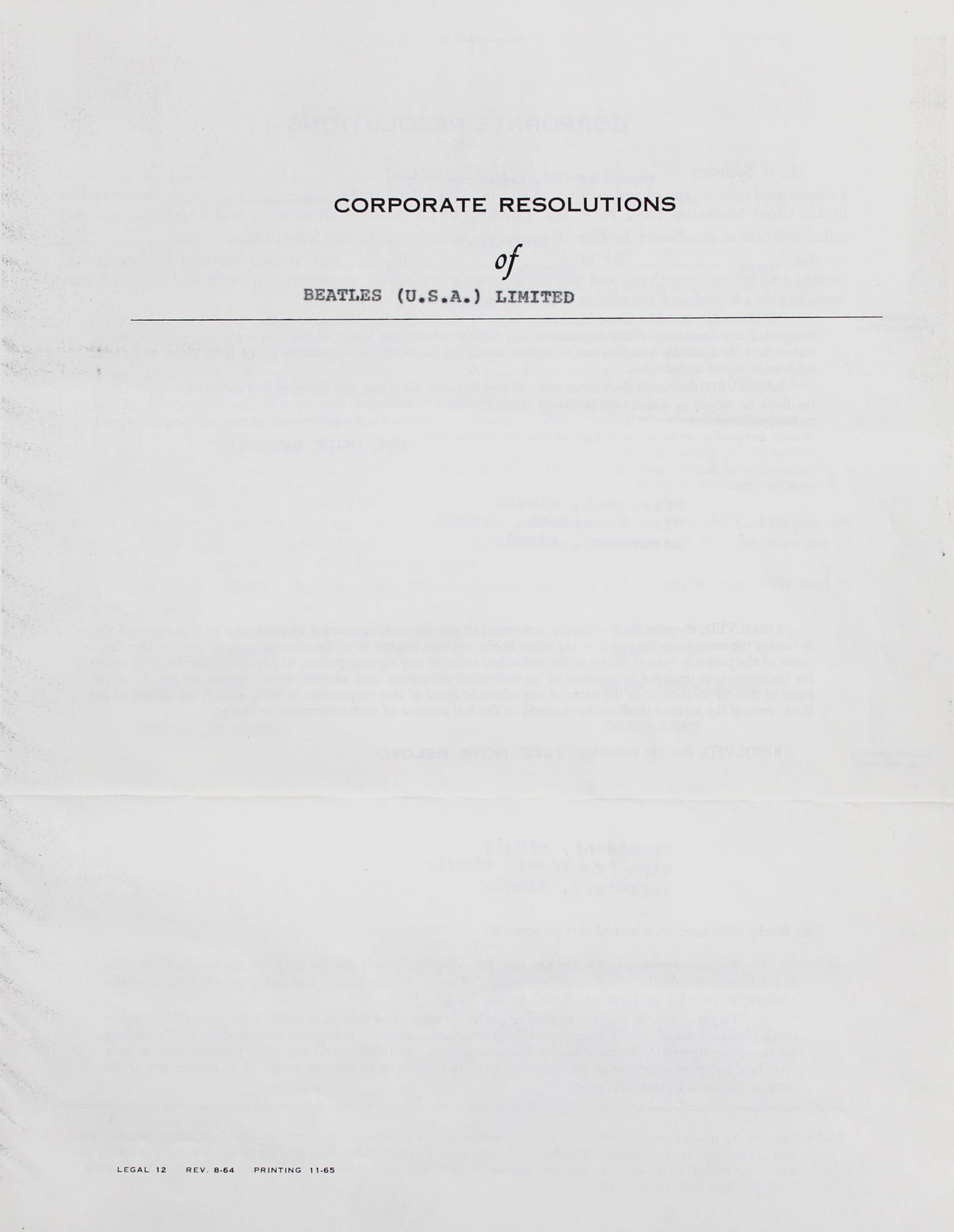 Brian Epstein The Beatles Signed 4 Page 8.5x11 1967 Contract BAS #AE13886