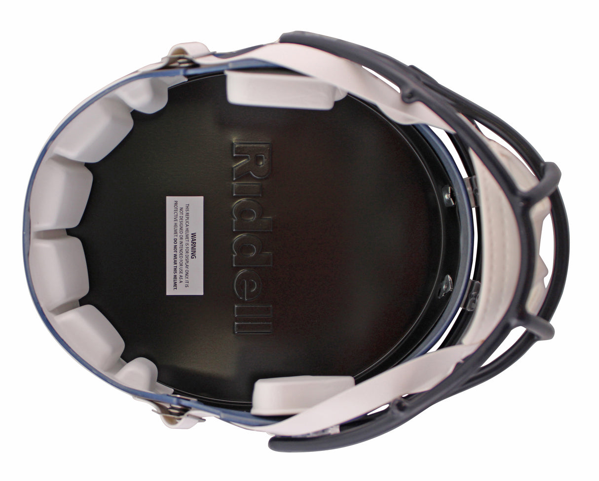 Broncos Patrick Surtain II Signed Full Size Speed Rep Helmet W/ Case BAS Witness