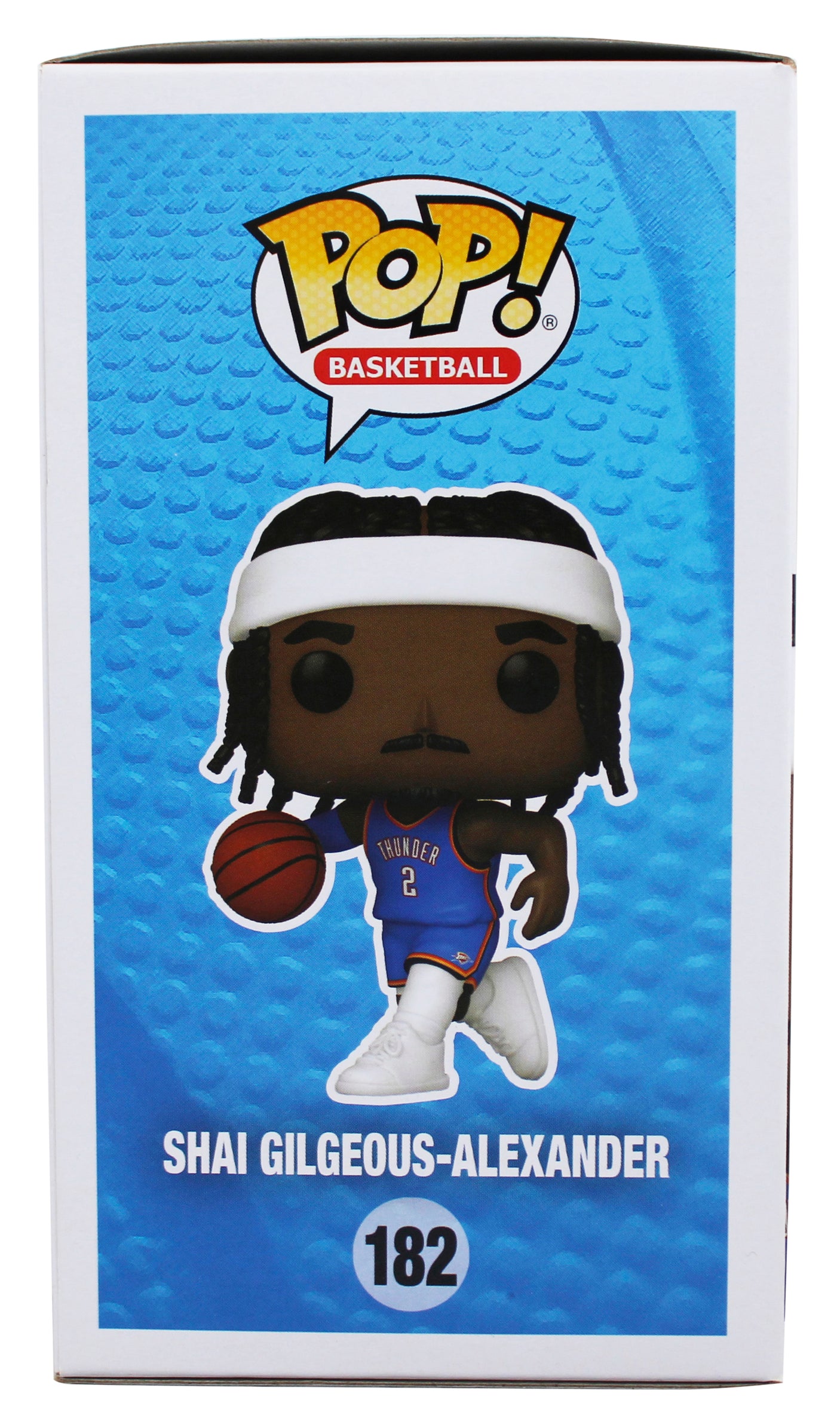 Thunder Shai Gilgeous-Alexander Signed #182 Funko Pop Vinyl Figure BAS #BV70428