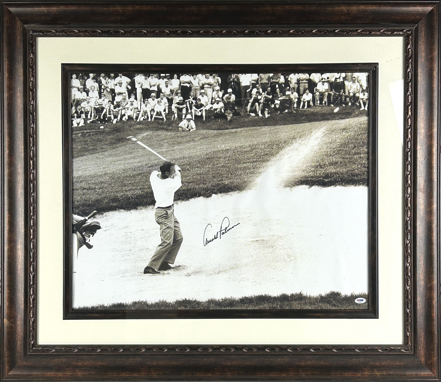 Arnold Palmer Authentic Signed 20x30 Framed Canvas Autographed PSA/DNA #T01091