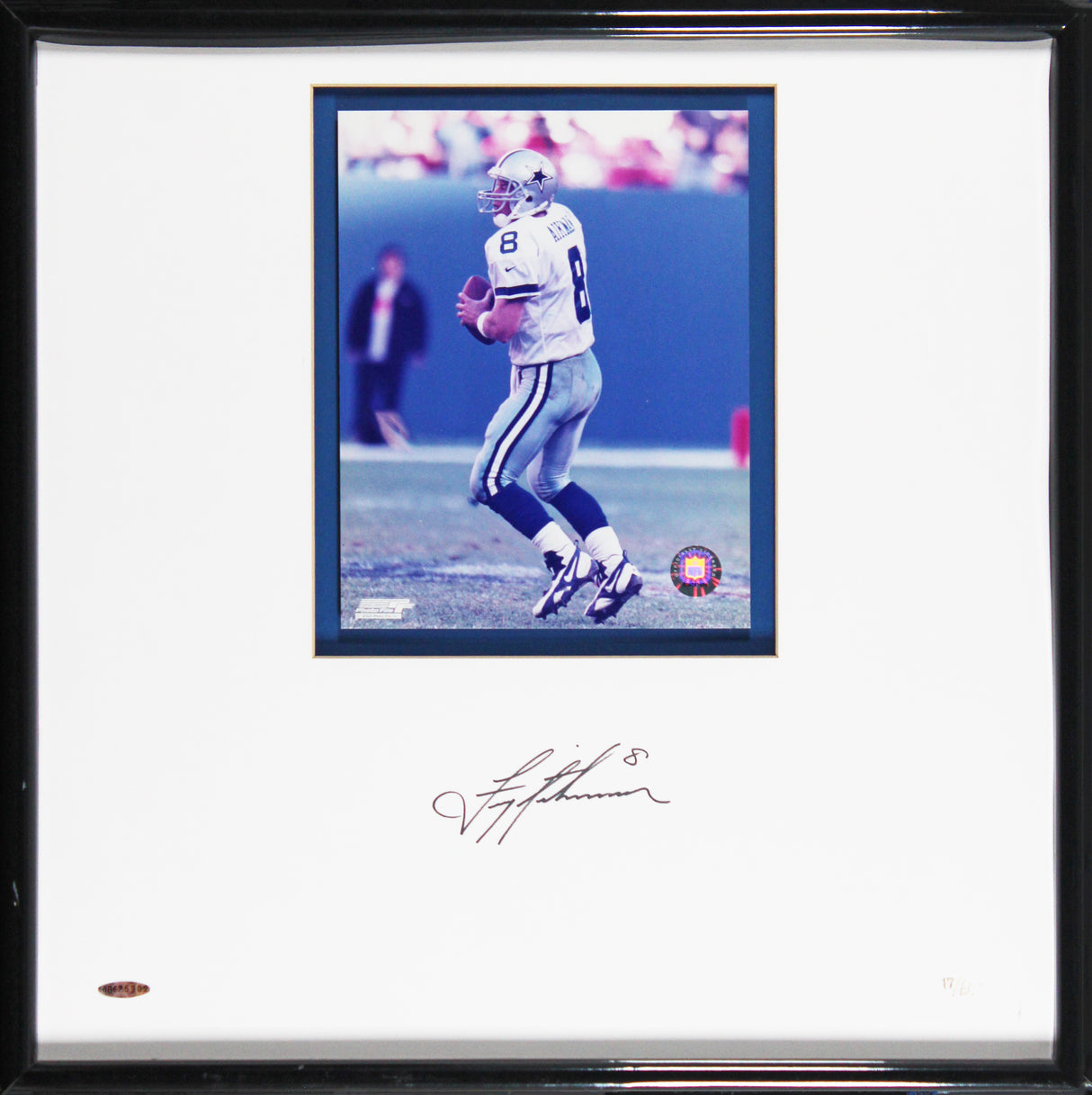 Cowboys Troy Aikman Authentic Signed Framed Display LE #17/248 UDA #BAE75902