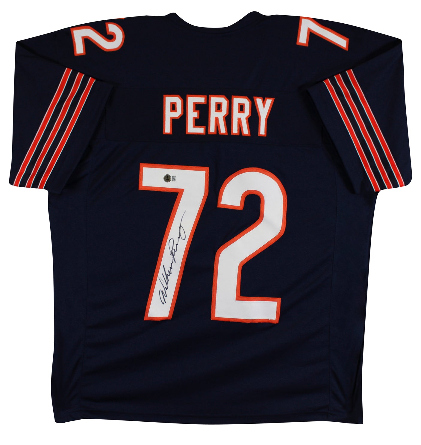 William Perry Authentic Signed Navy Pro Style Jersey Autographed BAS Witnessed