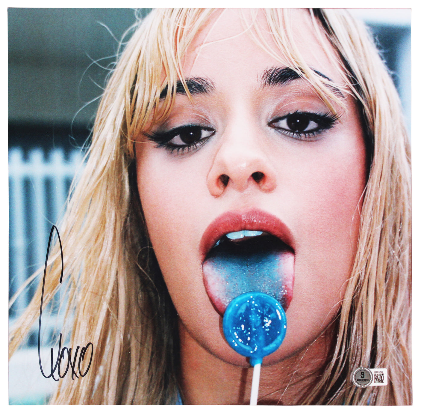 Camila Cabello Authentic Signed C, XOXO Album Flat w/ Album & Vinyl BAS