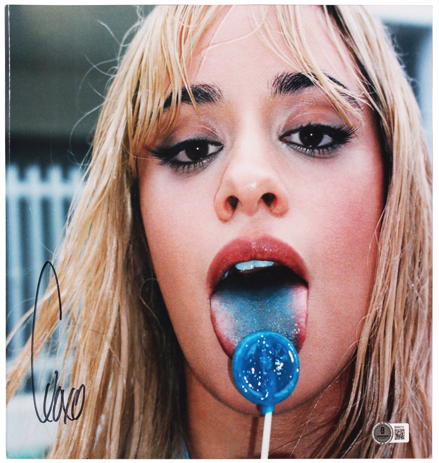 Camila Cabello Authentic Signed C, XOXO Album Flat w/ Album & Vinyl BAS #BR84210