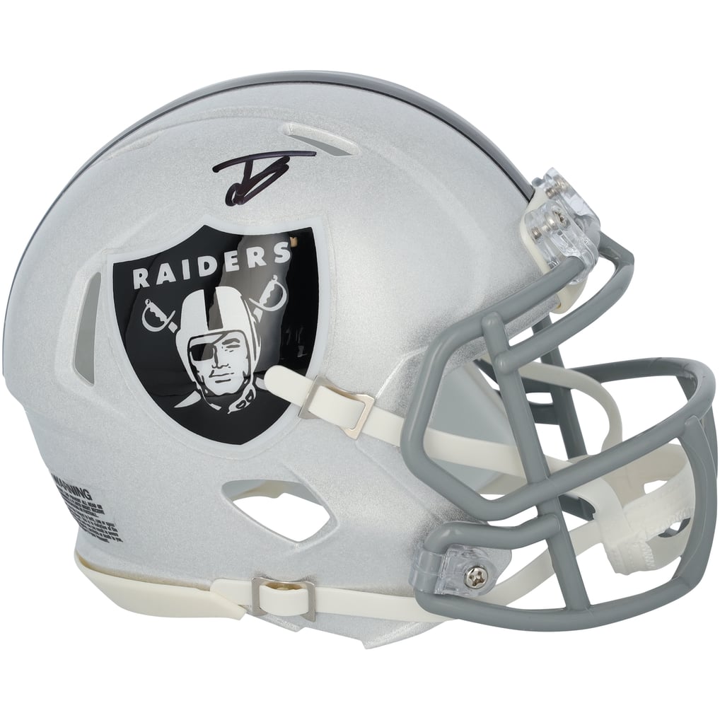 Jack Bech Autographed Las Vegas Raiders Speed Mini Helmet Fanatics