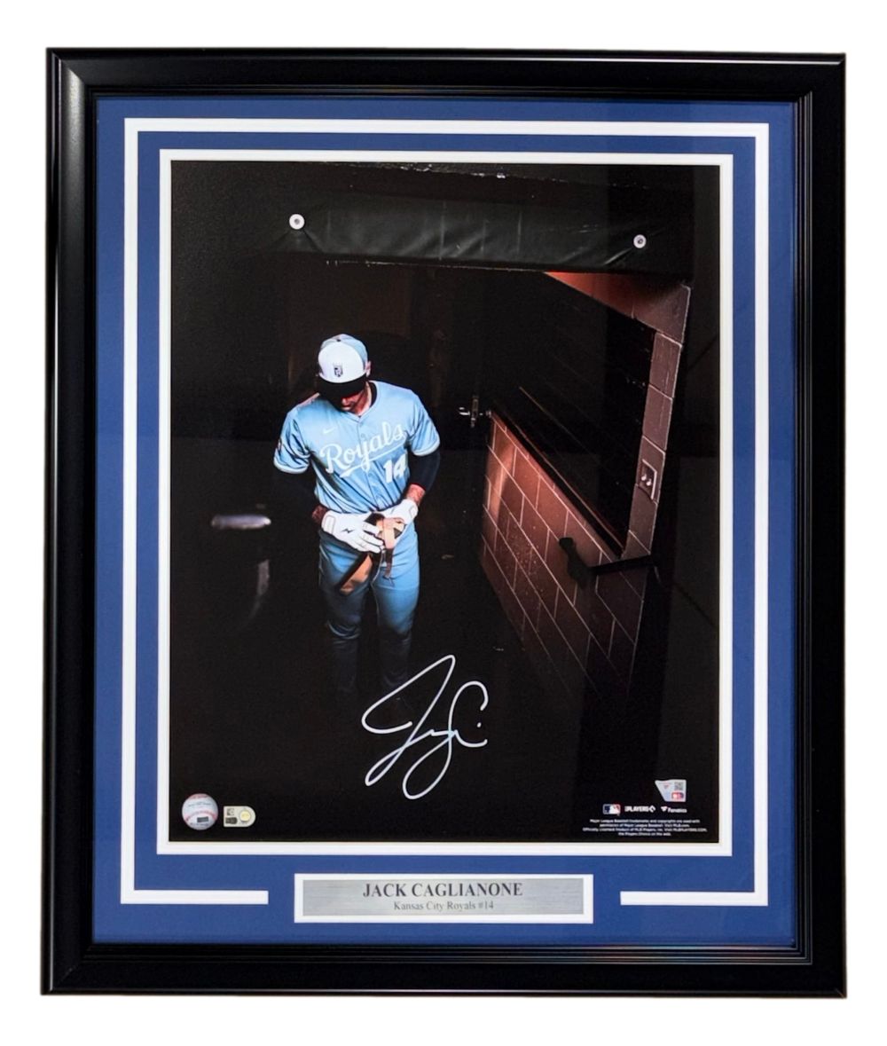 Jack Caglianone Signed Framed 16x20 Kansas City Royals Photo Fanatics