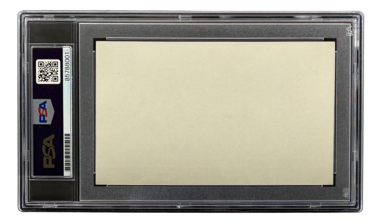 Jack Dempsey Boxing Signed In Blue Index Card PSA/DNA