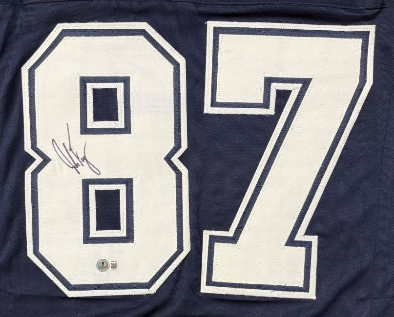 Jake Ferguson Dallas Signed Navy Football Jersey BAS