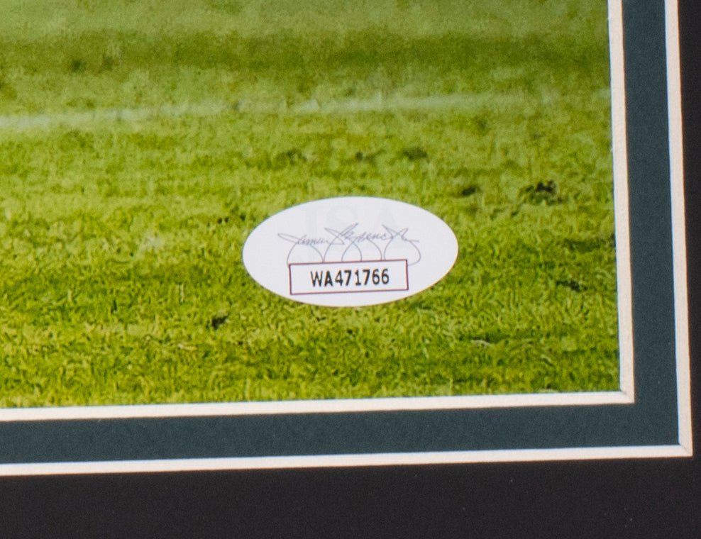 Jalen Hurts Signed Framed Philadelphia Eagles 11x14 Football Photo JSA ITP - Sports Integrity