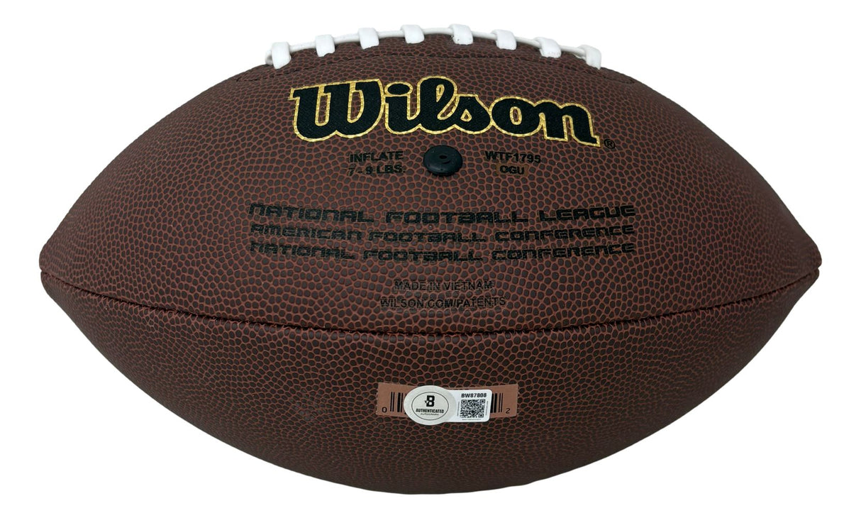 Jamal Charles Kansas City Chiefs Signed NFL Wilson Super Grip Football BAS
