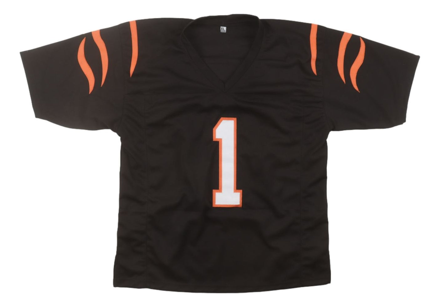 Ja'Marr Chase Cincinnati Signed Black Football Jersey PSA/DNA Hologram