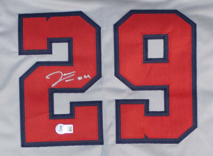 James Wood Washington Signed Gray Baseball Jersey BAS