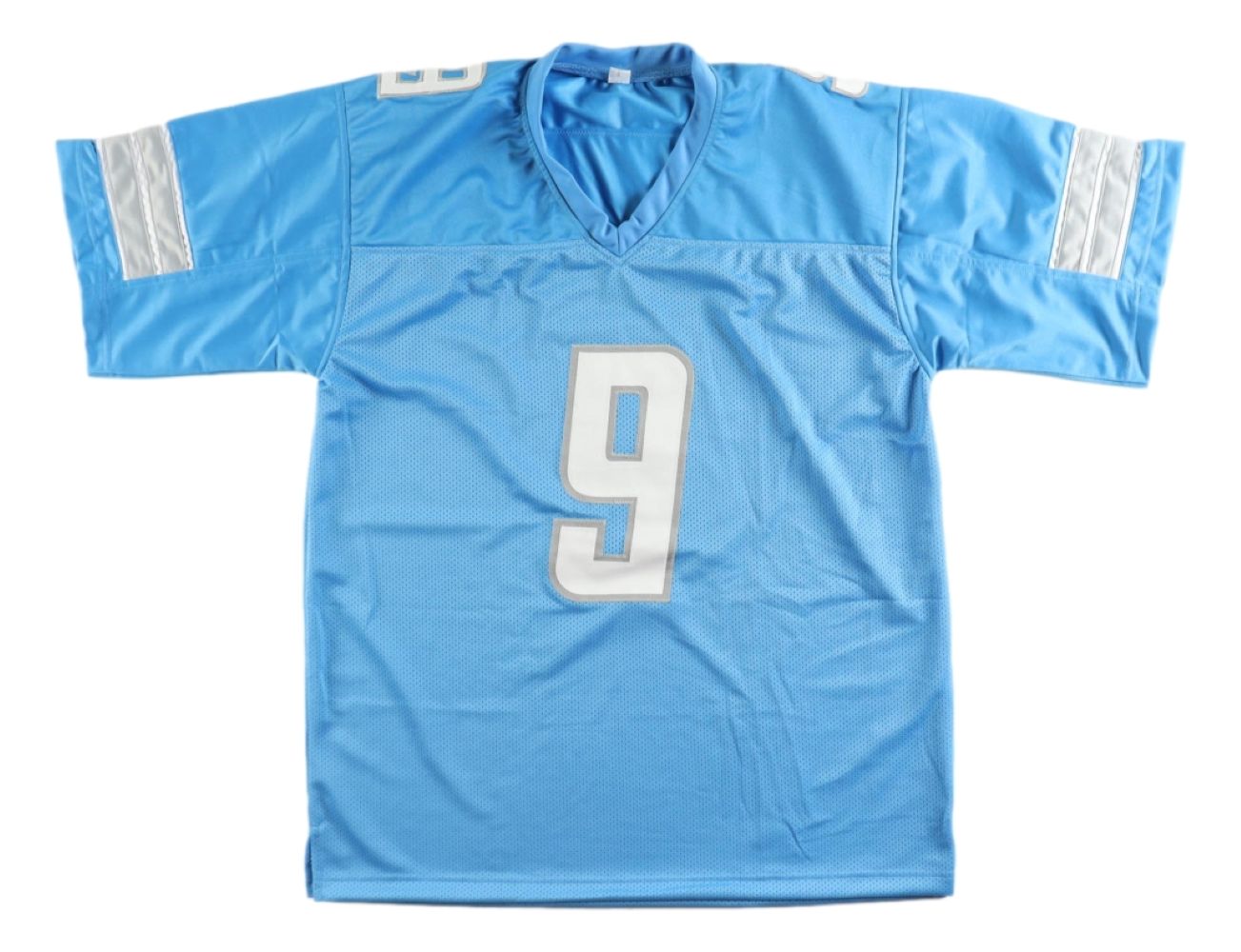 Jameson Williams Detroit Signed Light Blue Football Jersey JSA Hologram