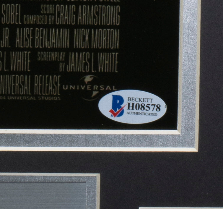 Jamie Foxx Signed Framed 11x17 Ray Poster Photo BAS Hologram