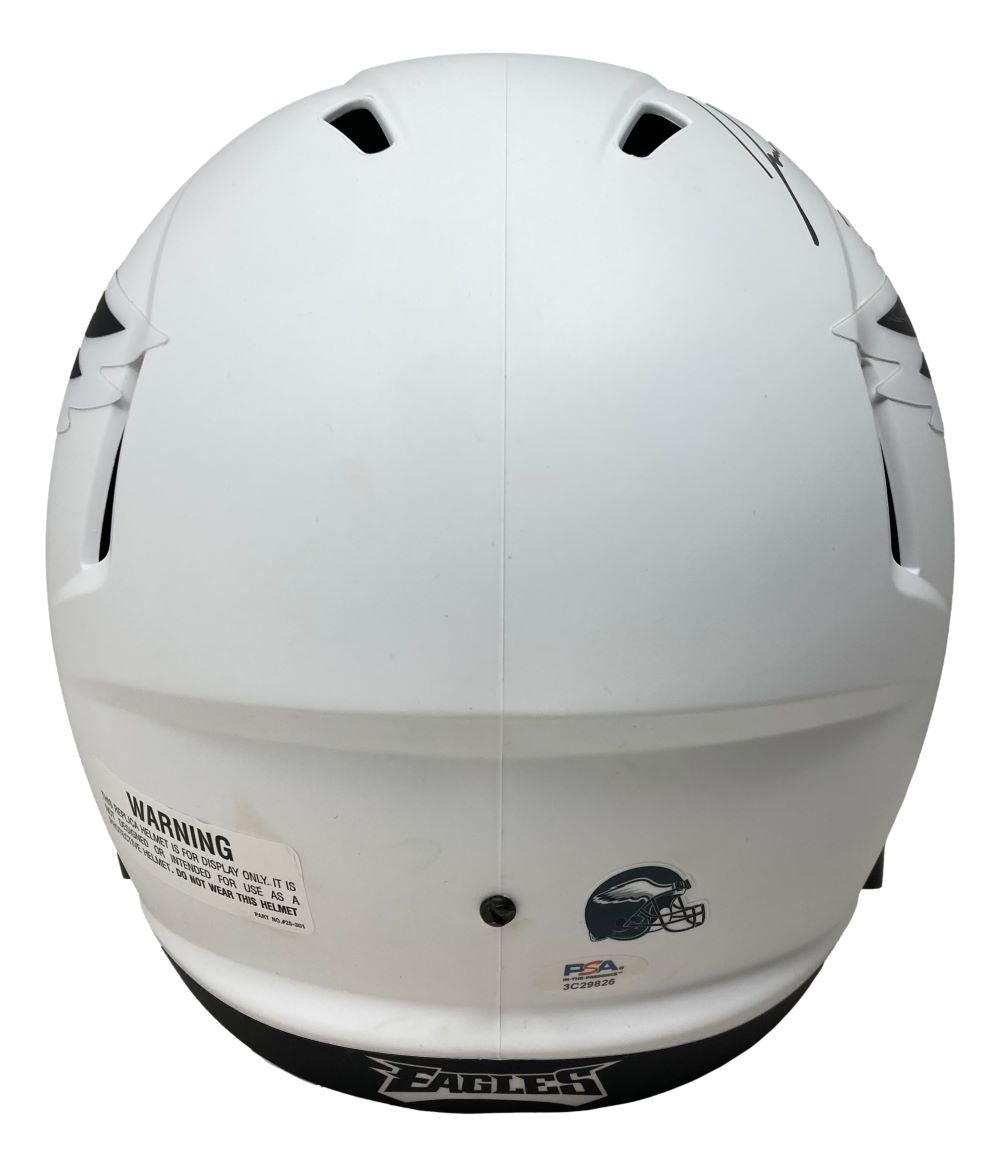 Jason Kelce Signed Eagles FS Lunar Eclipse Speed Replica Helmet PSA ITP Hologram