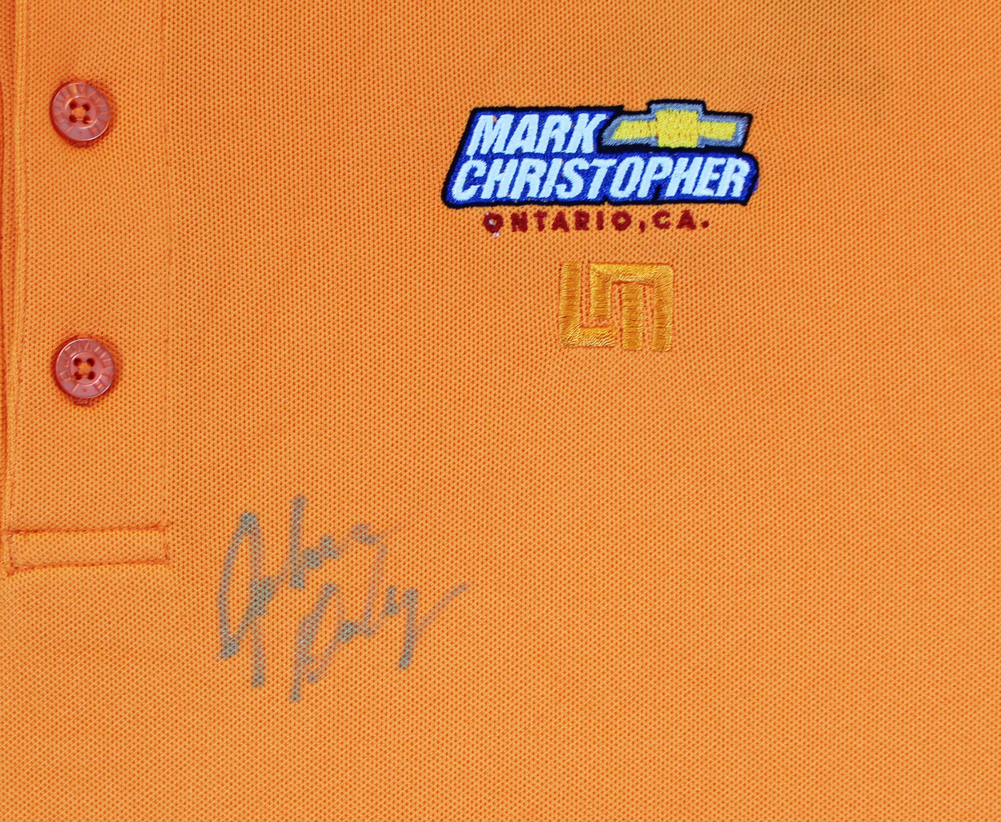 John Daly Authentic Signed Match Worn Orange Loudmouth Polo Shirt BAS #BK84780