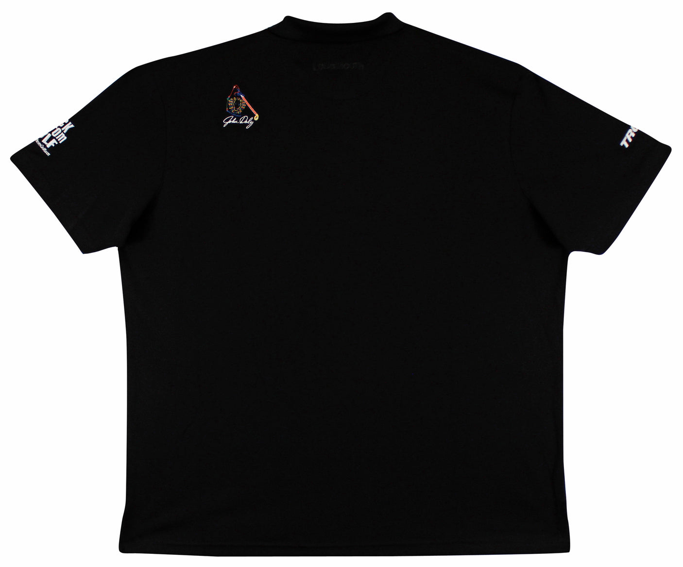 John Daly Signed Match Worn Black Loudmouth Polo Shirt BAS #BK84776JD107