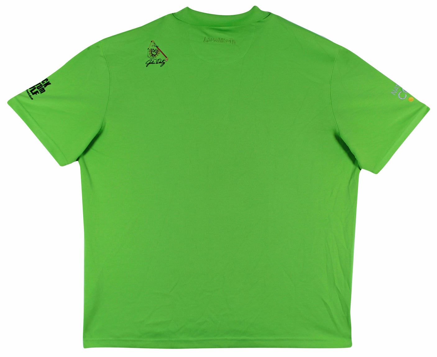 John Daly Authentic Signed Match Worn Green Loudmouth Polo Shirt BAS #BK84768