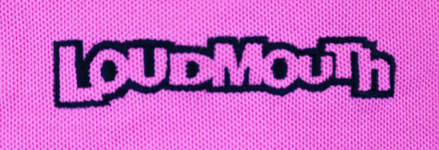 John Daly Authentic Signed Match Worn Pink Loudmouth Polo Shirt BAS #BK84762