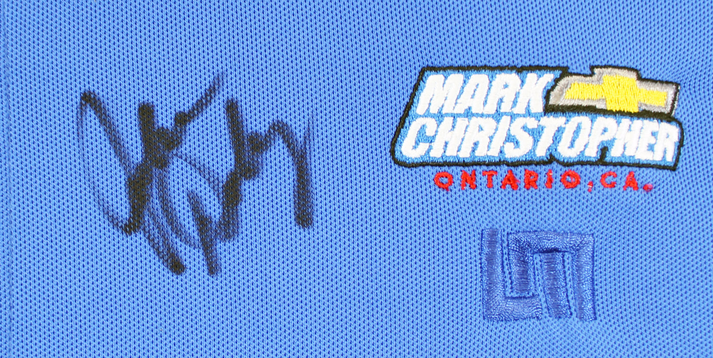 John Daly Authentic Signed Match Worn Blue Loudmouth Polo Shirt BAS #BK84736