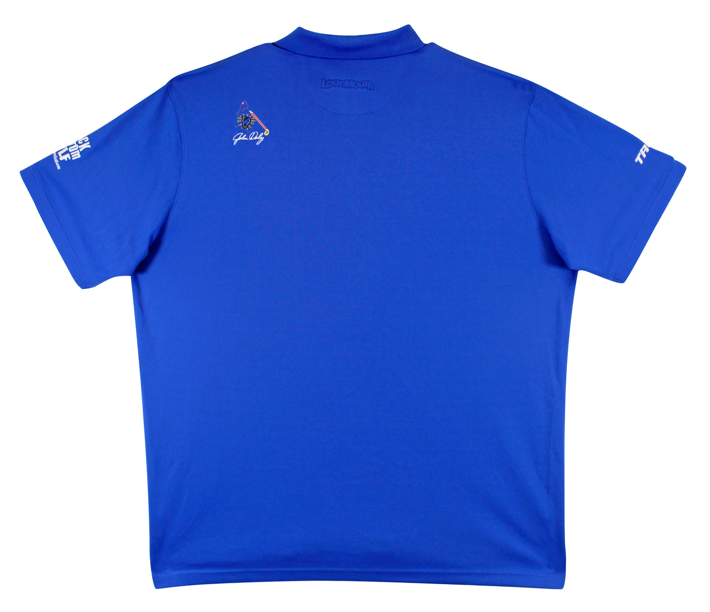 John Daly Authentic Signed Match Worn Blue Loudmouth Polo Shirt BAS #BK84736