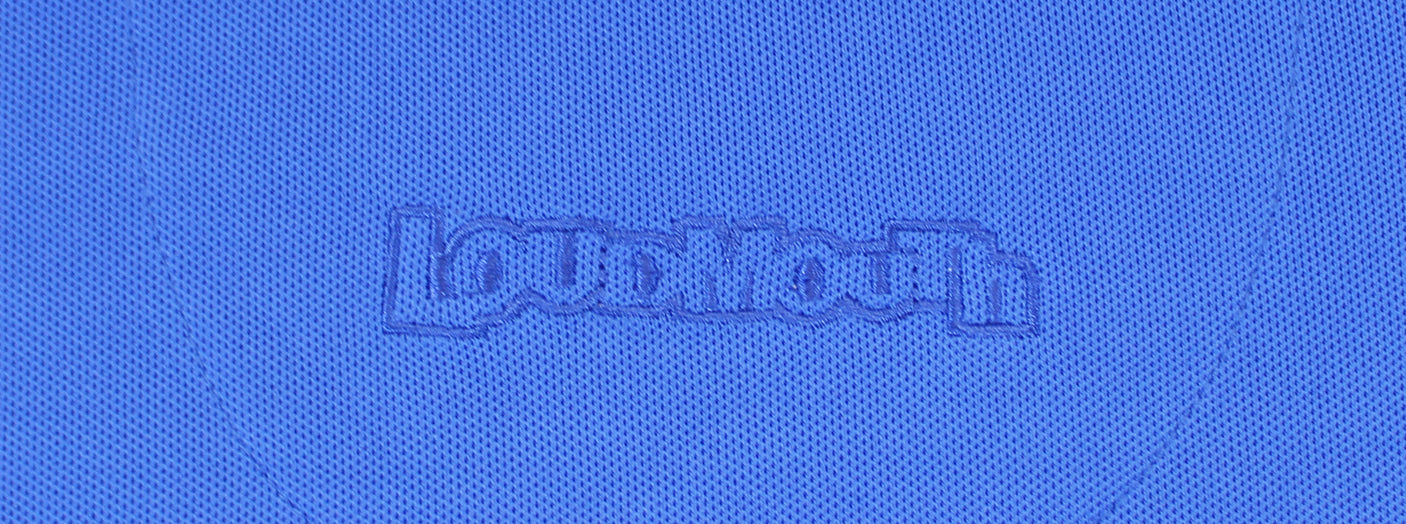 John Daly Authentic Signed Match Worn Blue Loudmouth Polo Shirt BAS #BK84735