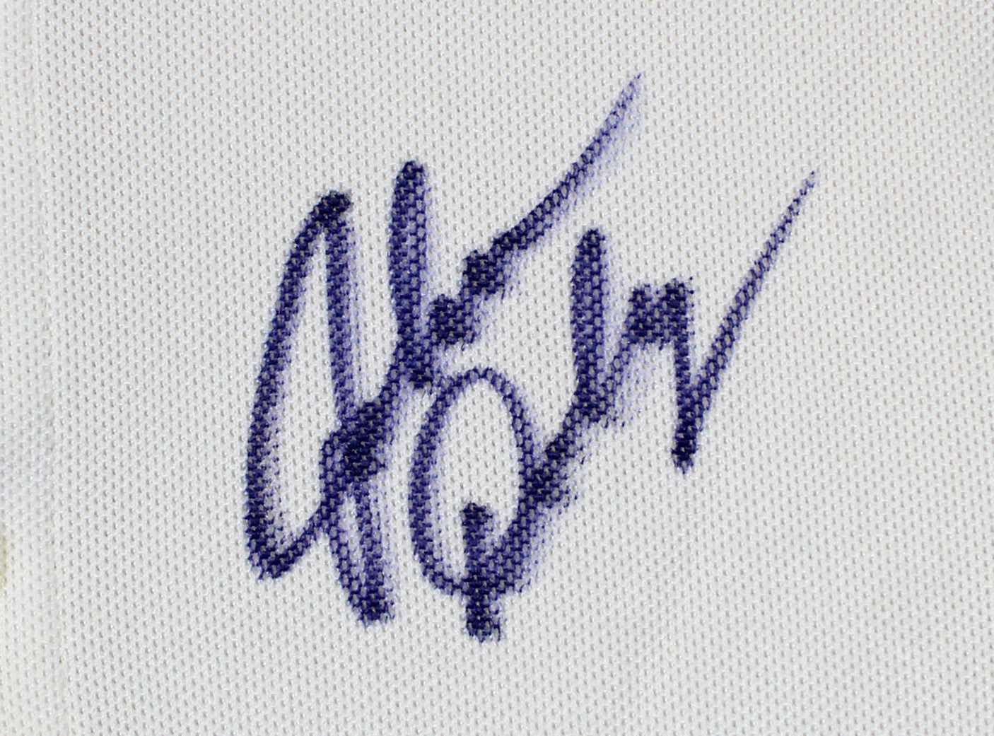 John Daly Authentic Signed Match Worn White Loudmouth Polo Shirt BAS #BK84744