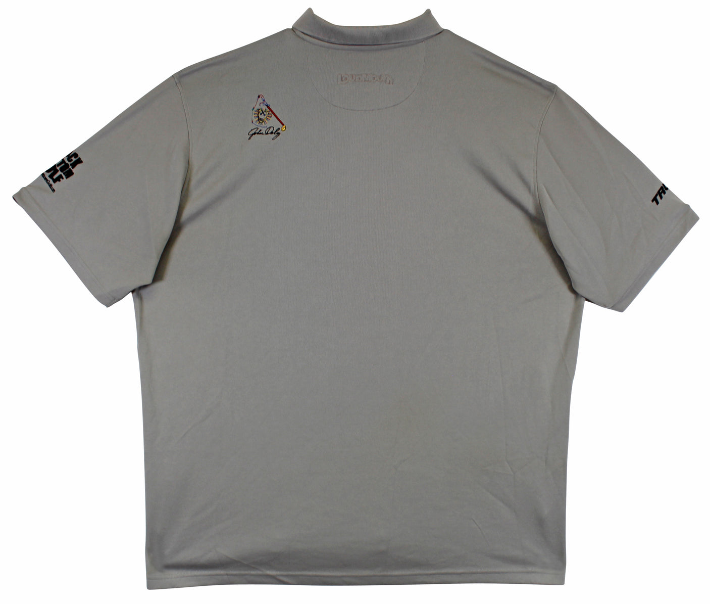 John Daly Authentic Signed Match Worn Grey Loudmouth Shirt BAS #BK84748
