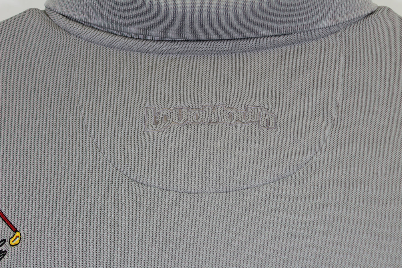 John Daly Authentic Signed Match Worn Grey Loudmouth Shirt BAS #BK84748