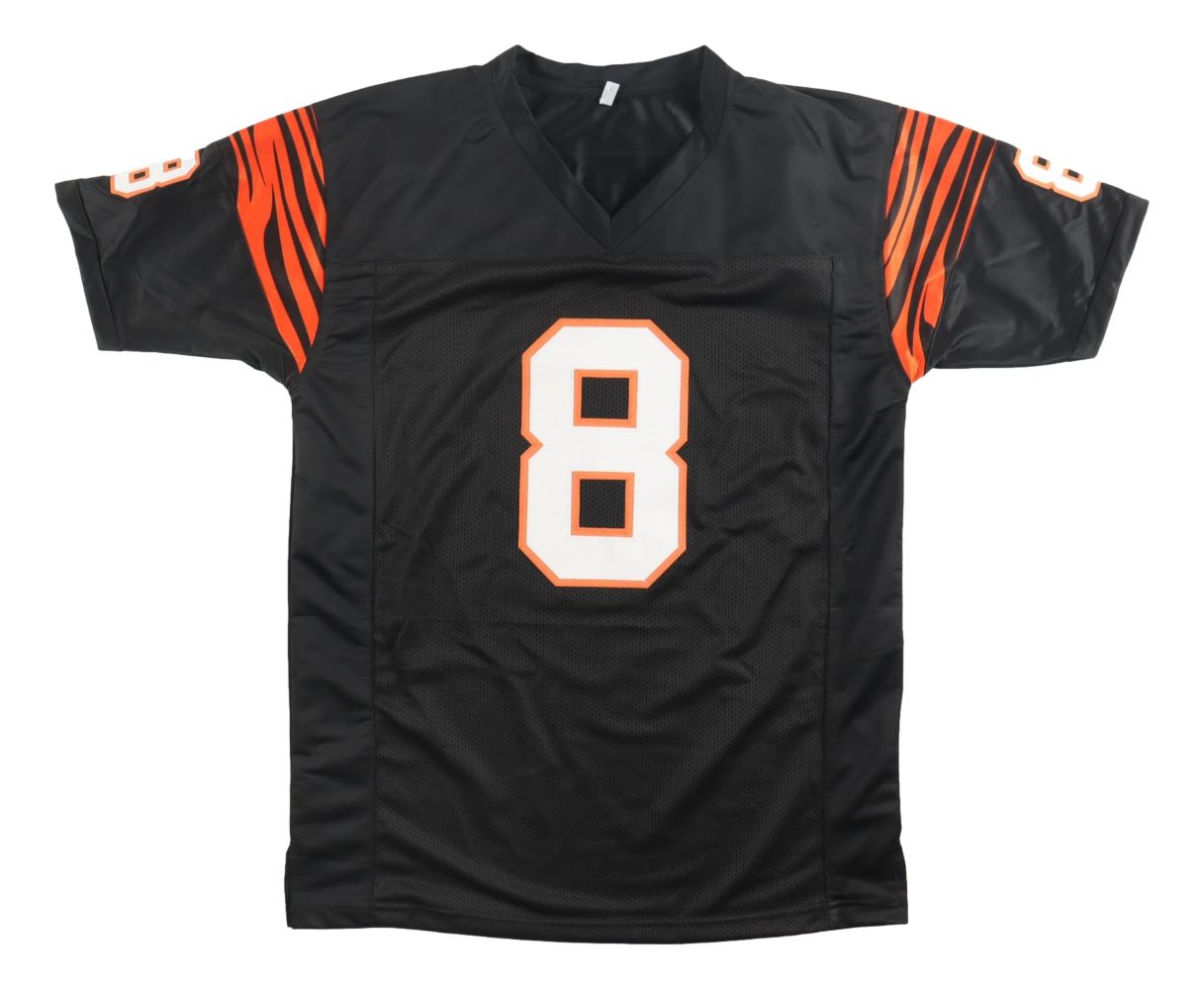 Jeff Blake Cincinnati Signed Black Football Jersey JSA