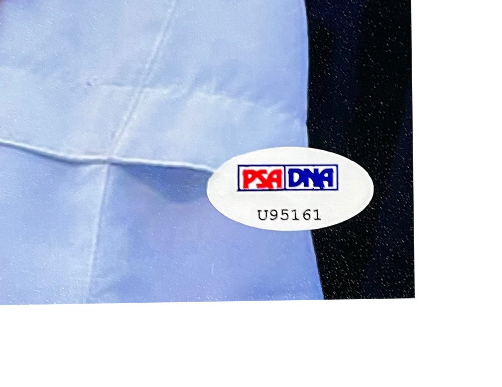 Jennie Finch Signed USA Softball 8x10 Photo 04 US Gold Inscription PSA Holo - Sports Integrity