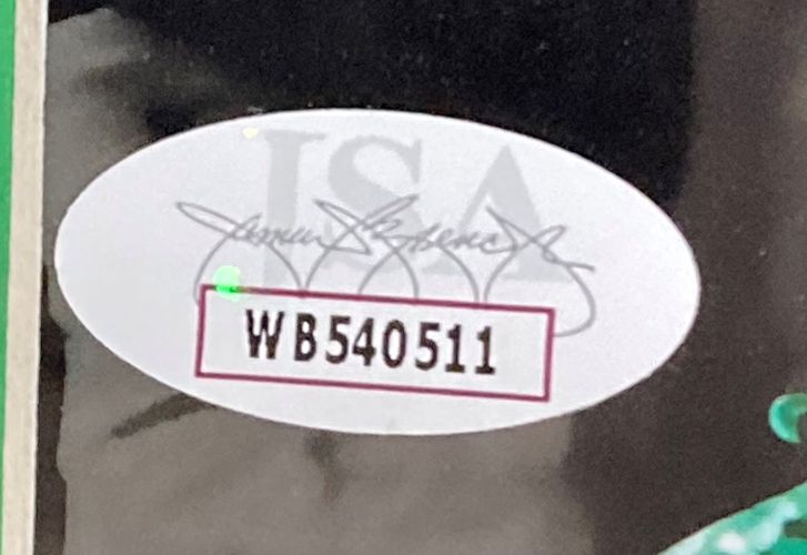 Jeremiah Trotter Jr Signed Framed 8x10 Super Bowl 59 Eagles Spotlight Photo JSA