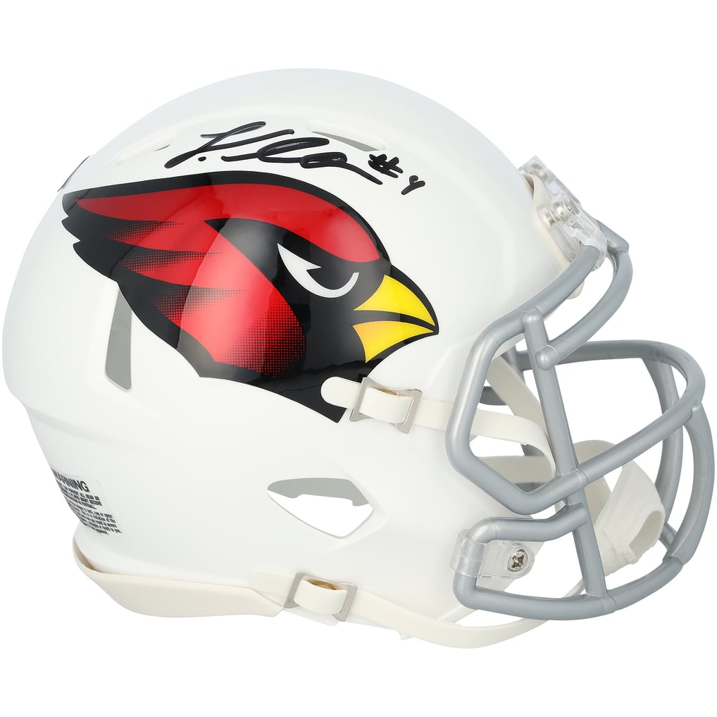 Jeremiyah Love Autographed Arizona Cardinals Speed Mini Helmet Fanatics