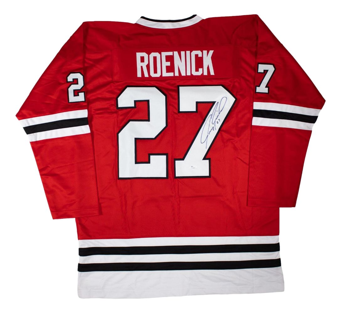 Jeremy Roenick Chicago Signed Red Hockey Jersey JSA Hologram