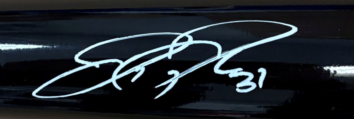 Joc Pederson Texas Rangers Signed Marucci Player Model JP31 Bat MLB Hologram