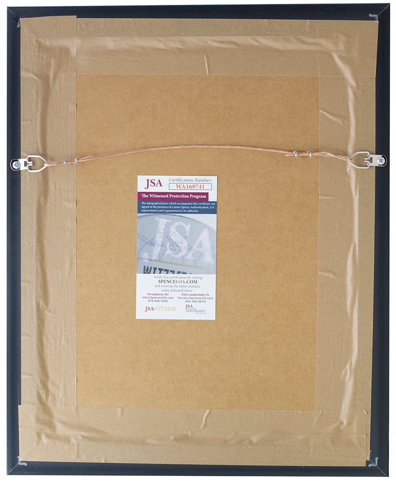 Joe Elliott Signed Framed 8x10 Young Def Leppard Photo JSA ITP - Sports Integrity