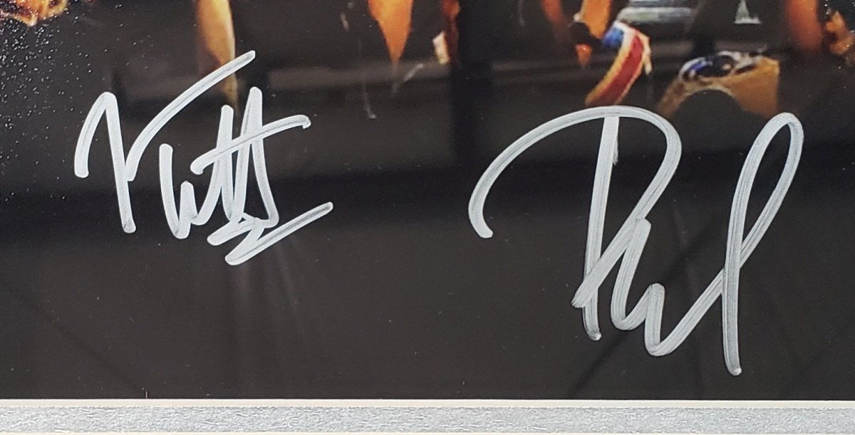 Joe Elliott Phil Collen Signed Framed 16x20 Def Leppard Band Photo JSA ITP - Sports Integrity