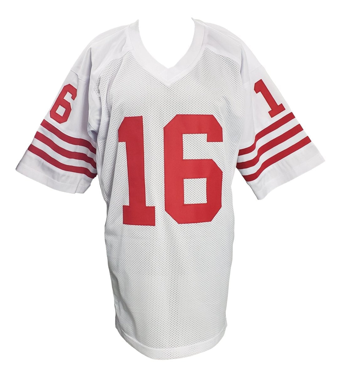 Joe Montana San Francisco Signed White Football Jersey JSA - Sports Integrity