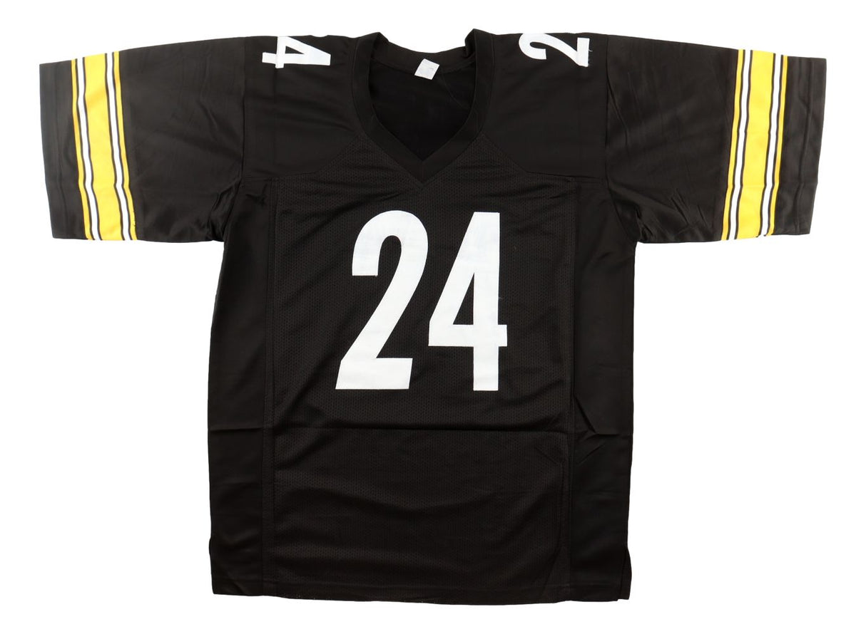 Joey Porter Jr Pittsburgh Signed Black Football Jersey JSA Hologram
