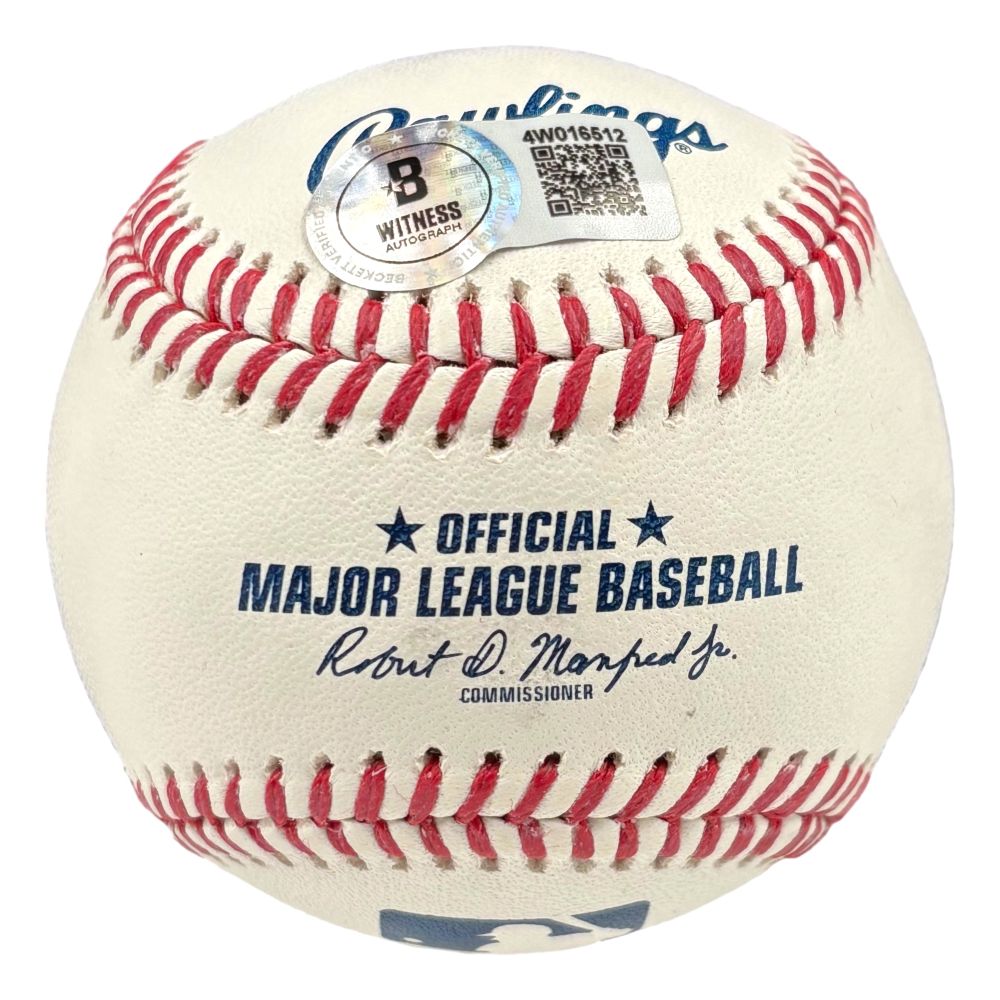 John Kruk Philadelphia Phillies Signed Official MLB Baseball Macho Row BAS