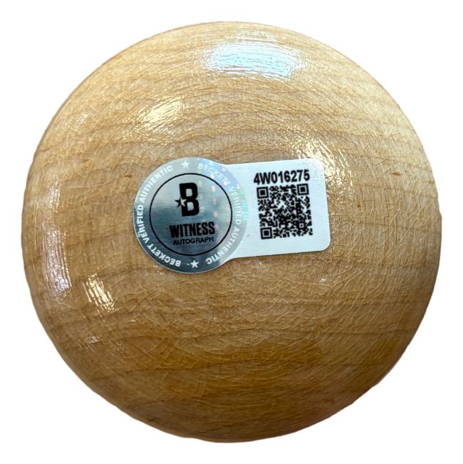 John Kruk Phillies Signed Tan Louisville Slugger Bat 93 NL Champs BAS