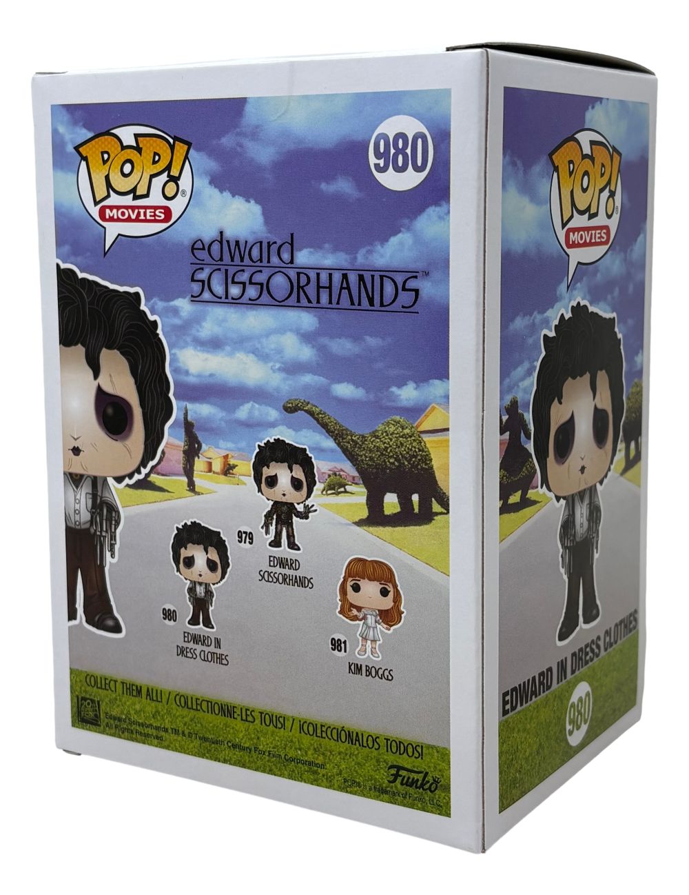 Johnny Depp Signed Edward Scissorhands Funko Pop #980 JSA QR