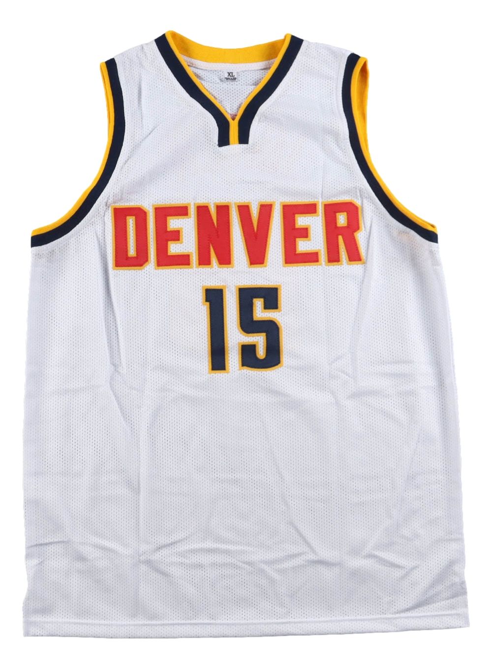 Nikola Jokic Denver Signed White Joker Basketball Jersey BAS
