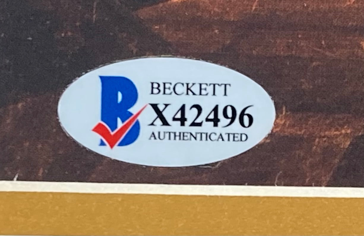 Jon Bon Jovi Signed Framed 11x17 Bon Jovi 2020 Tour Poster Photo BAS