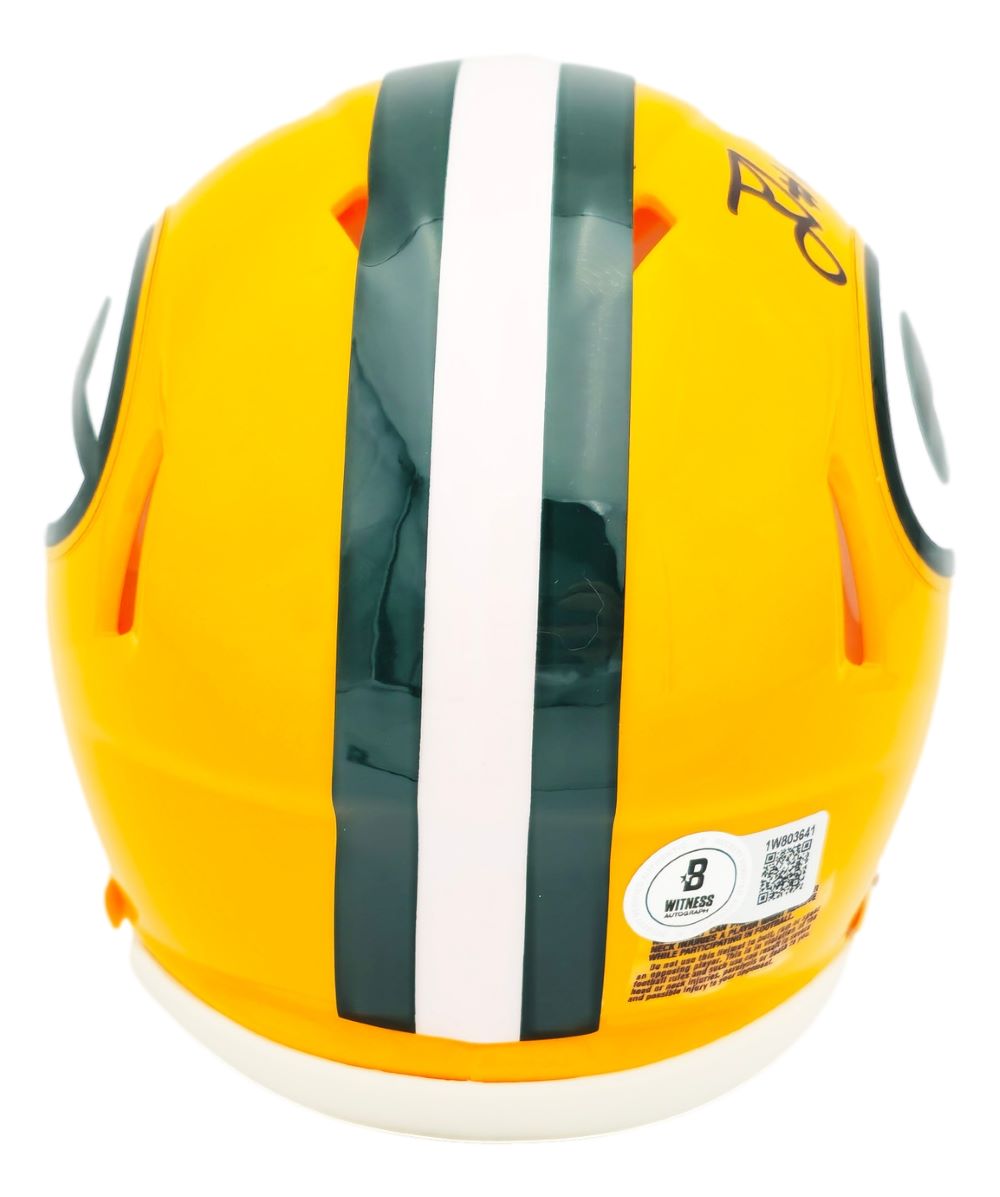 Jordan Love Signed Green Bay Packers Mini Speed Helmet BAS